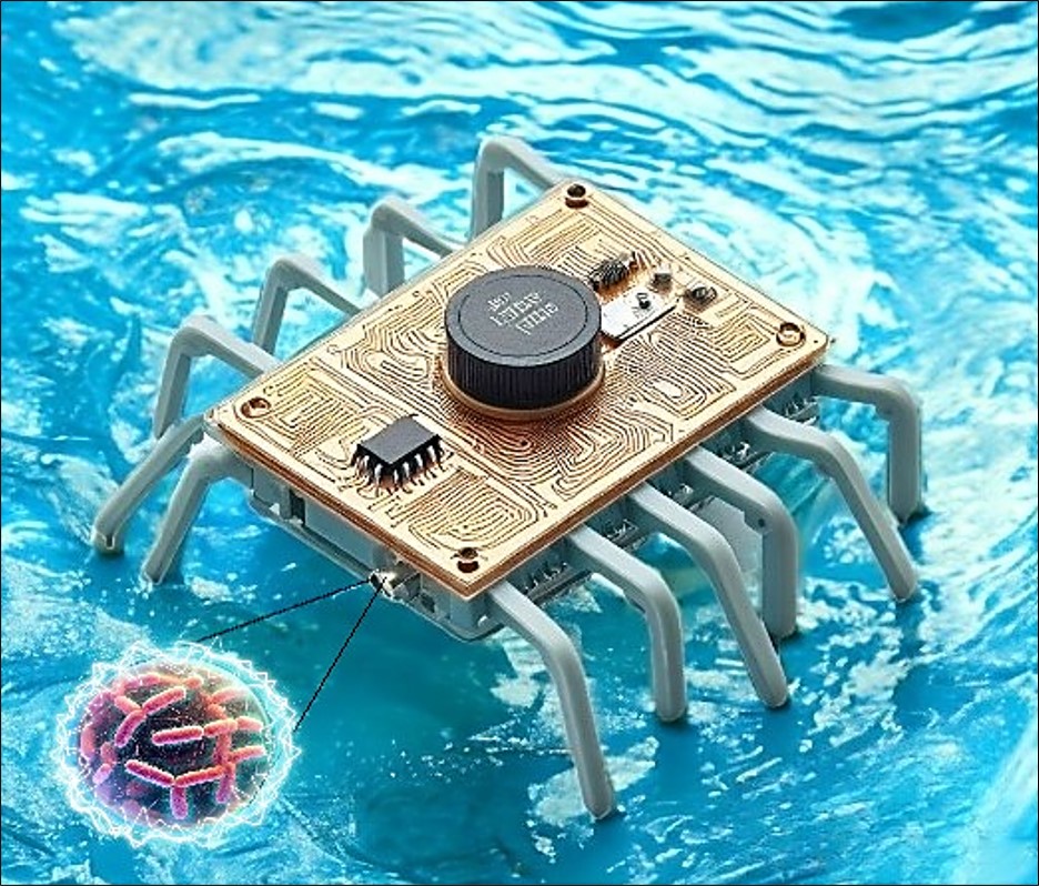 Self-powered aquatic robot